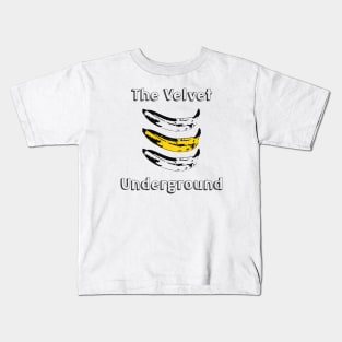 Velvet Underground // Typography Design Kids T-Shirt